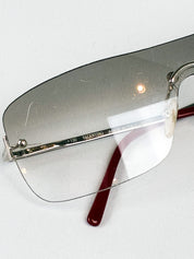 Valentino 2000s Rimless Shield Sunglasses