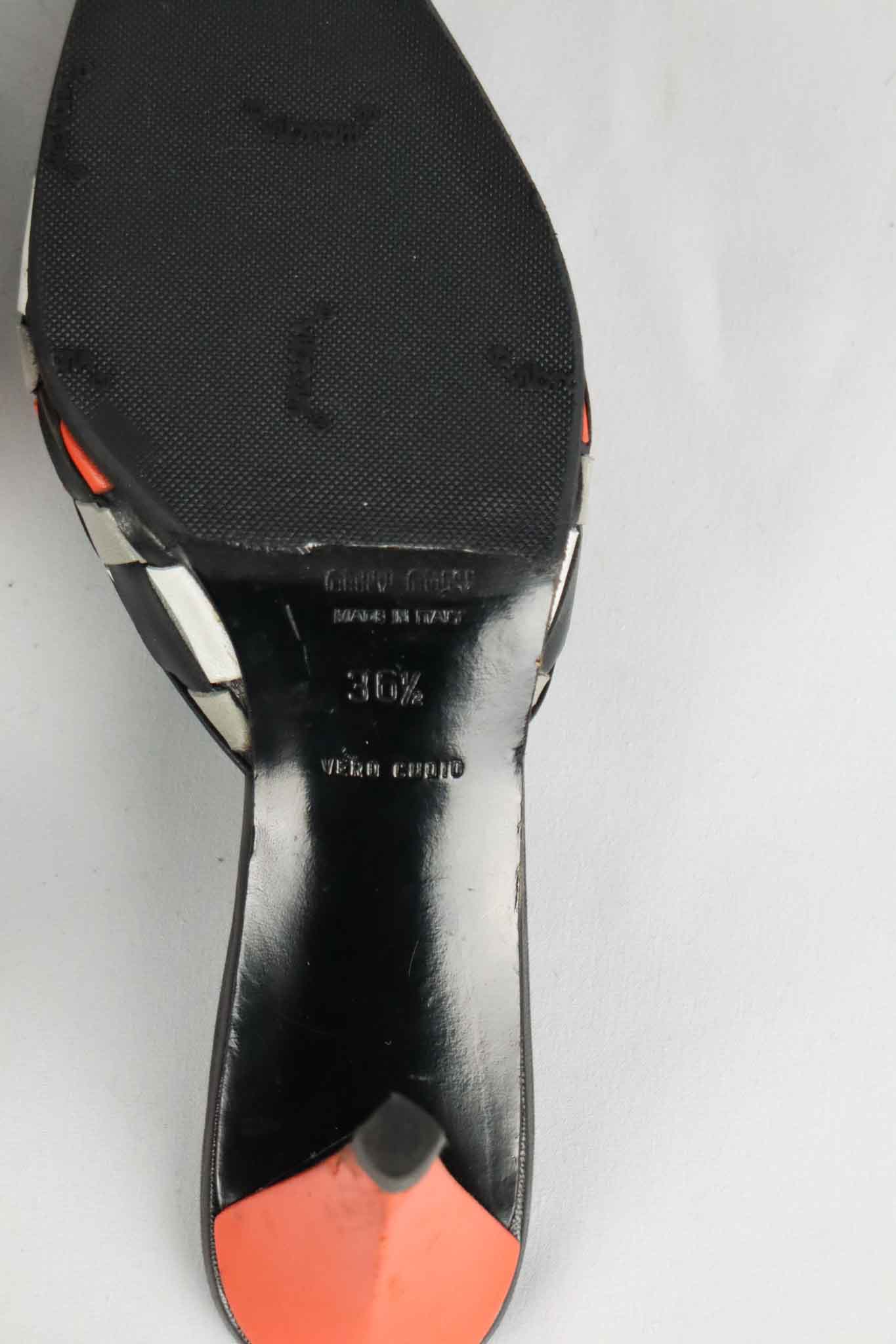 Miu Miu Spring Summer 2001 Checkered Heels - EU 36.5