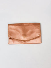 1940s Glass Micro-Bead Gold Frame Evening Bag with Wallet
