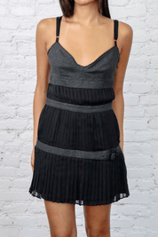 D&G Belts and Ruffles Mini Dress