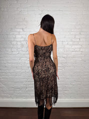 VDP Collection 2000s Layered Floral Slip Dress