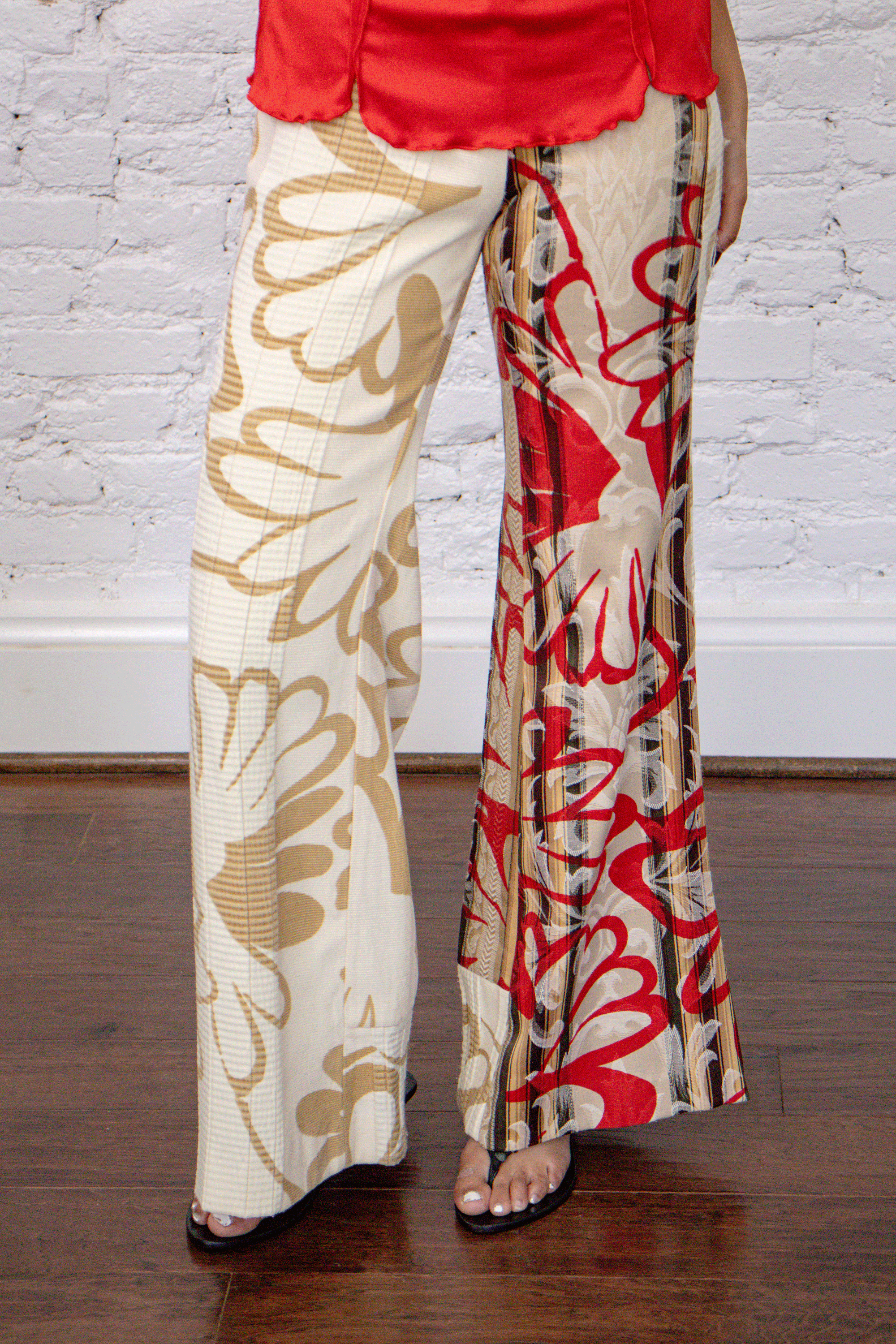 Custo Barcelona Floral Flared Pants
