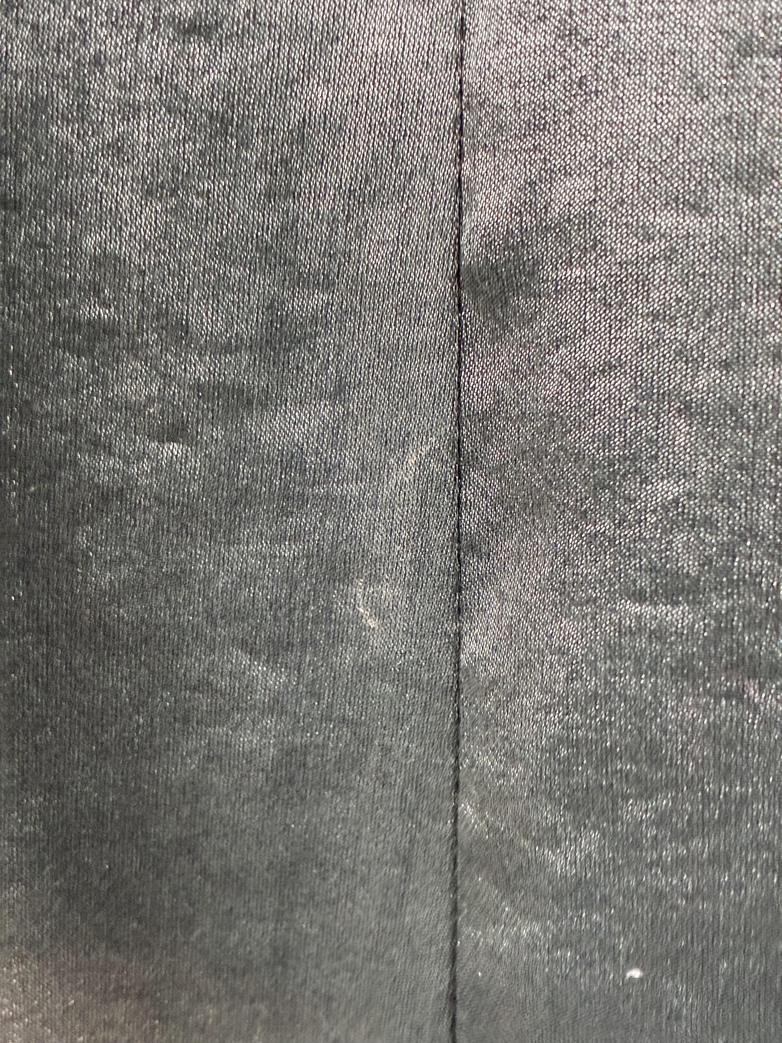 2000s Gunmetal Metallic A-Line Mini Dress - S/M