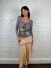 Mariella Burani 2000s Sequin Top and Cardigan Set