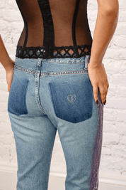 Voyage Passion Purple Flare Jeans