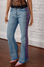 Voyage Passion Purple Flare Jeans