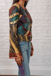 Voyage Passion Gem-Embellished Zip Jacket