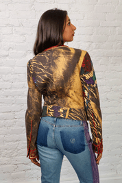 Voyage Passion Gem-Embellished Zip Jacket