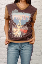 D&G “Paris” Eiffel Tower Graphic Tee