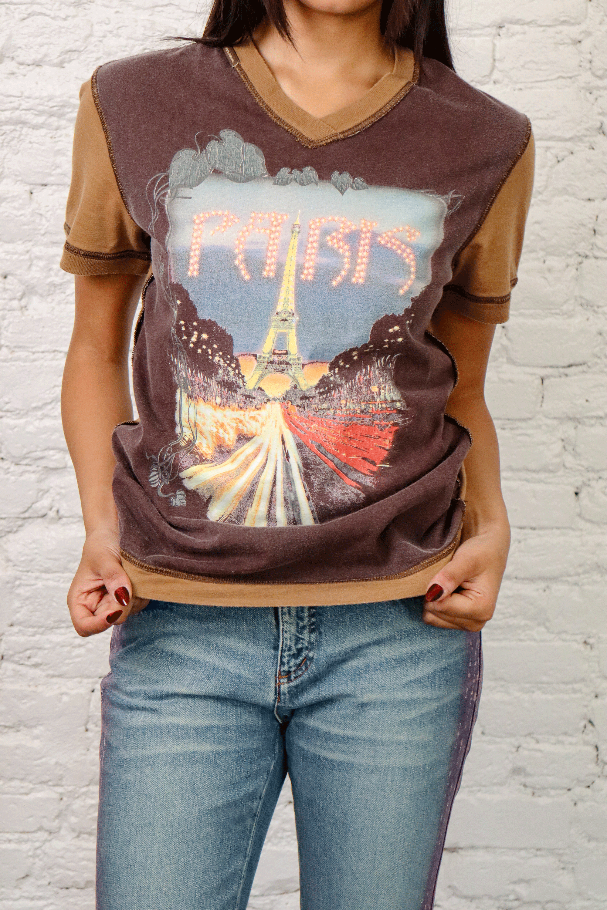 D&G “Paris” Eiffel Tower Graphic Tee