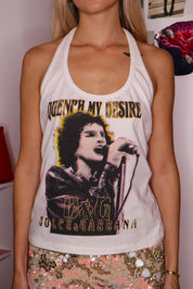 D&G “Quench My Desire” Graphic Halter Tank