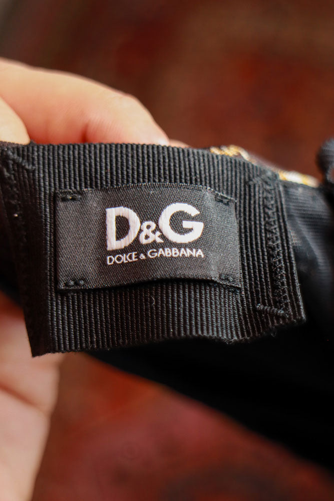 D&G Tiger Print Ruched Mini Dress