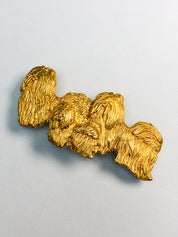 DAM Signed Pekingese Hair Clip
