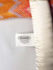 Missoni 2000s Orange Chevron Knit Cardigan - M/L