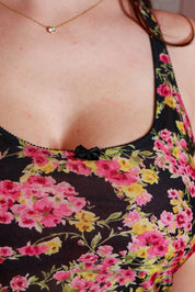 Dolce & Gabbana Floral Lace-Trimmed Tank