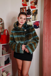 Vintage Striped Lapin Jacket