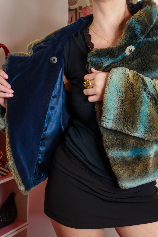 Vintage Striped Lapin Jacket