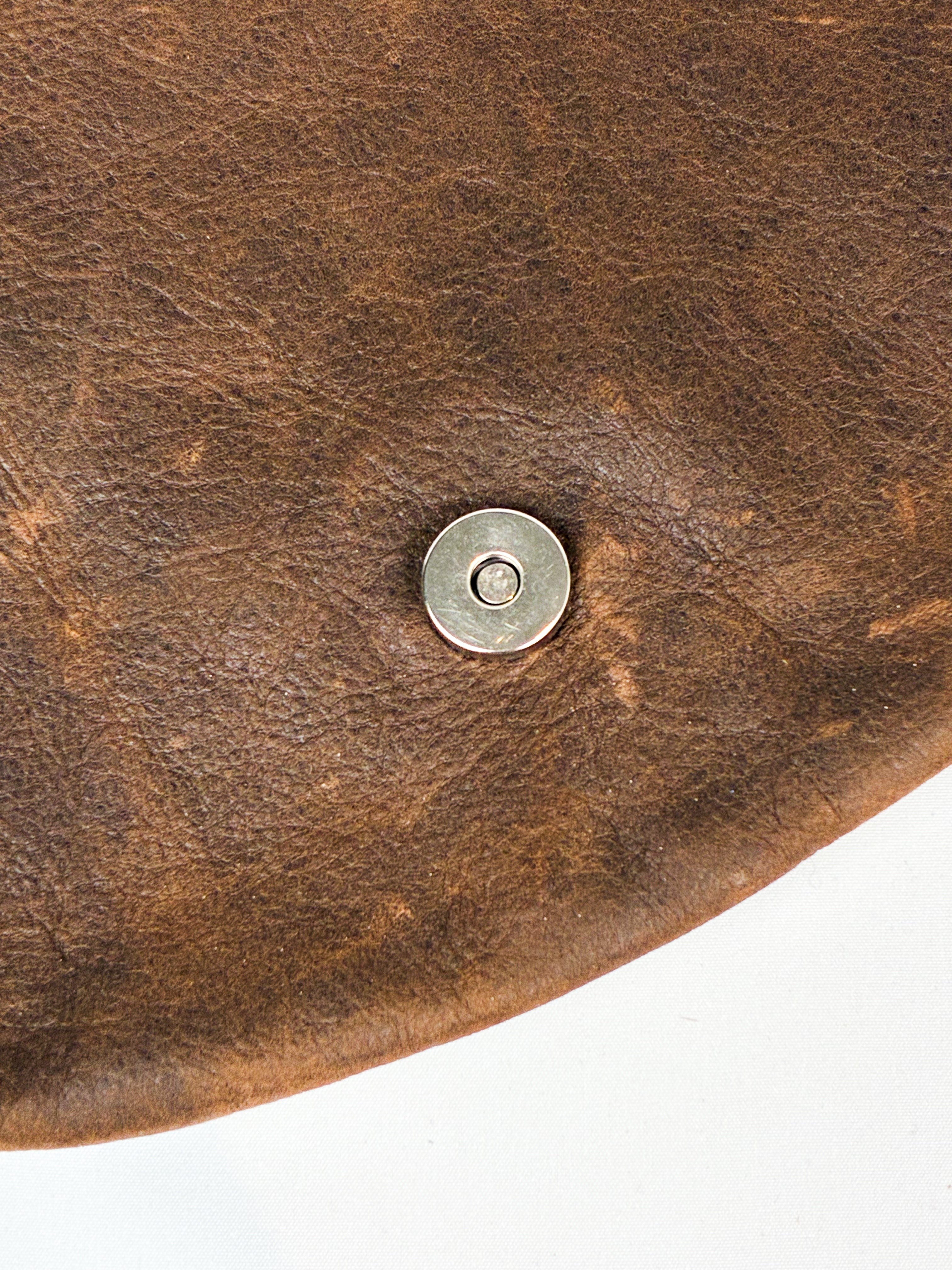 Rarity Handbags 2000s Springbok Hide and Brown Leather Crossbody Bag