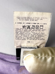 D&G Dolce & Gabbana 2000s Lilac Hawaiian Graphic Tank Top - S