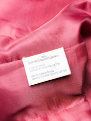 Luisa Spagnoli 1990s Rose Suede Jacket with Detachable Fur Collar and Cuffs - M