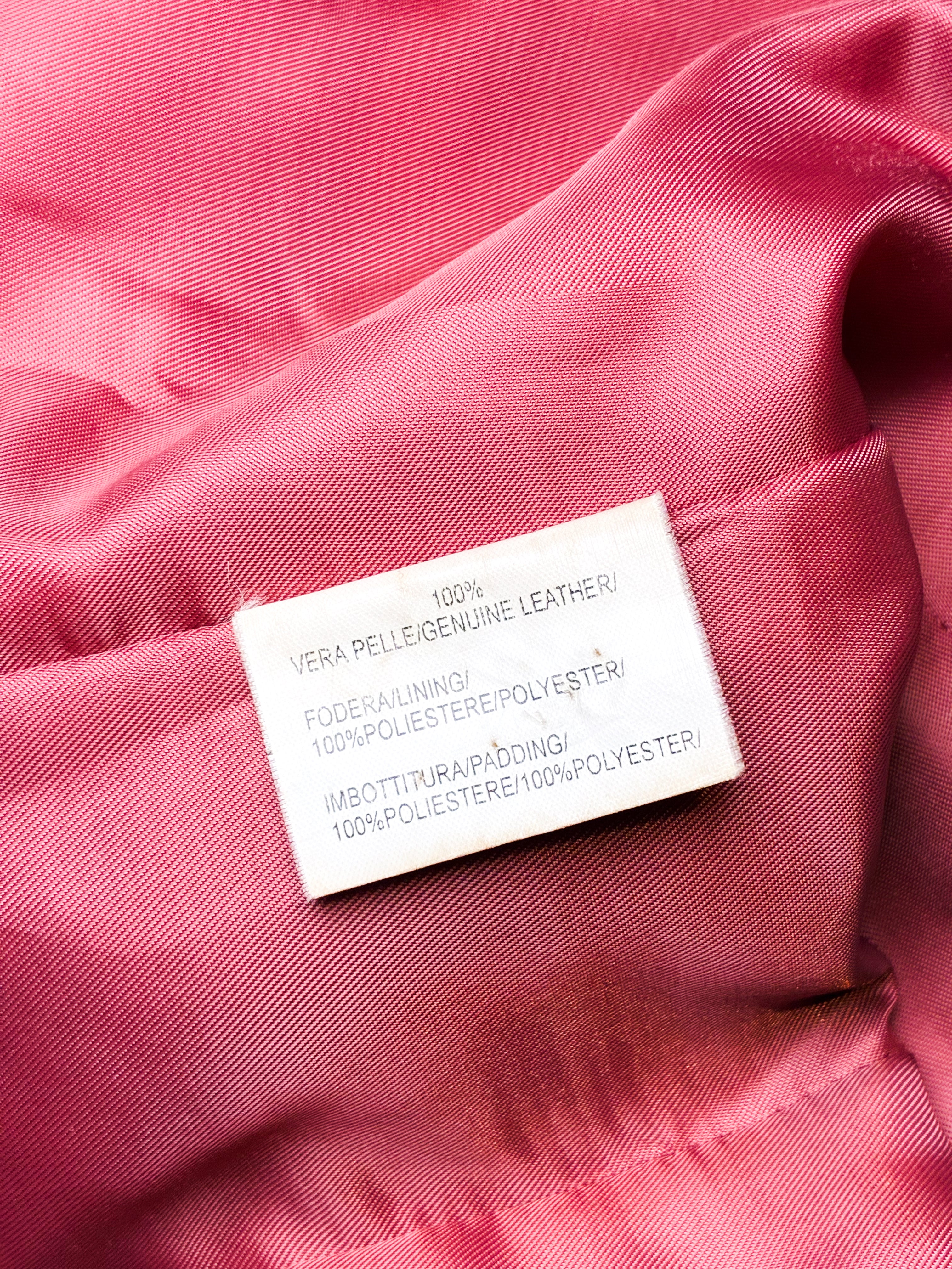 Luisa Spagnoli 1990s Rose Suede Jacket with Detachable Fur Collar and Cuffs - M