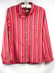 Sonia by Sonia Rykiel 2000s Pink Striped Button-Down Shirt - M
