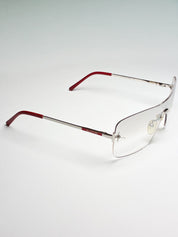 Valentino 2000s Rimless Shield Sunglasses