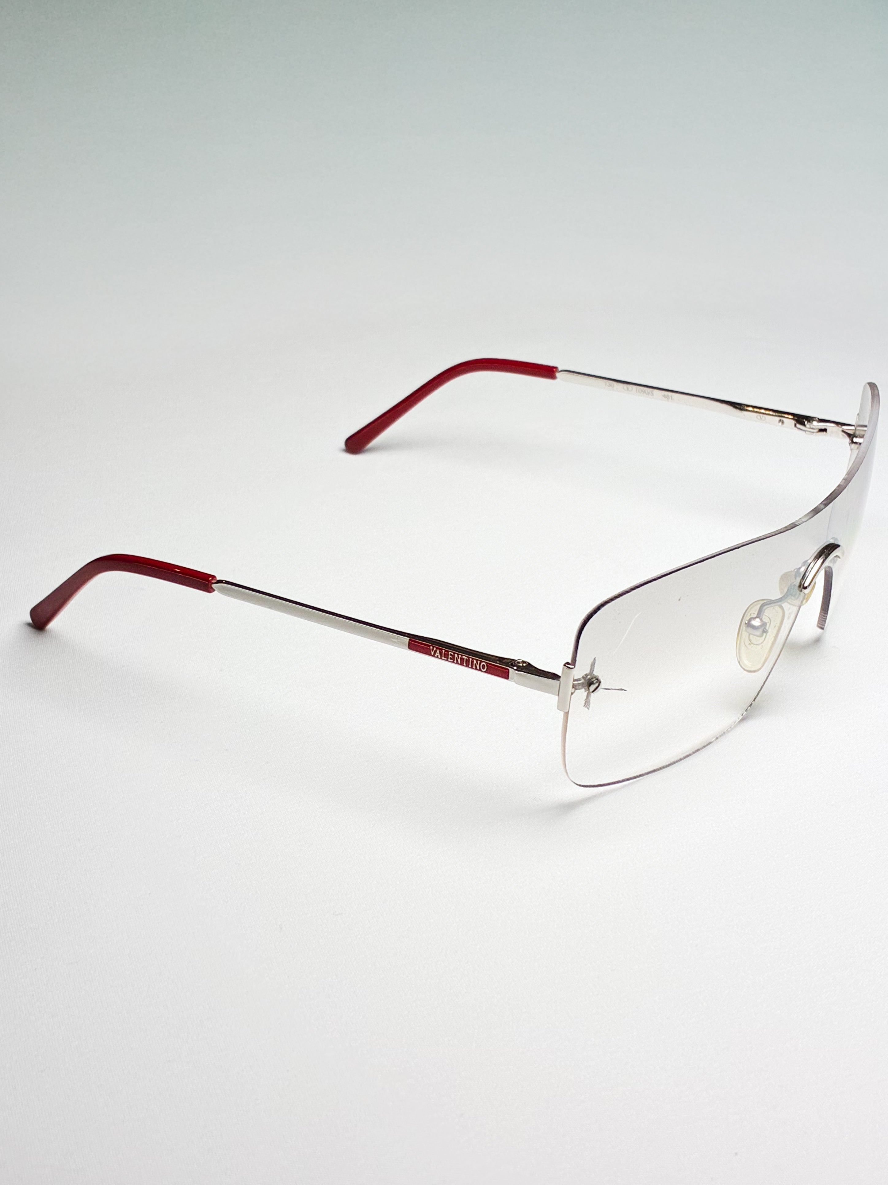 Valentino 2000s Rimless Shield Sunglasses
