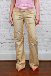 Take-Two Beige Low Rise Jeans