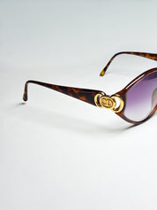 Christian Dior 1980s Tortoiseshell Sunglasses