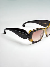 Etro 2000s Paisley Tortoiseshell Sunglasses