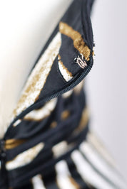 Roberto Cavalli 2000s Zebra Bustier Dress