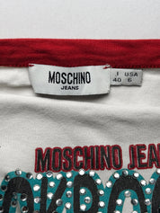 Moschino Jeans 2000s Cookbook Graphic Halter Top - XS/S