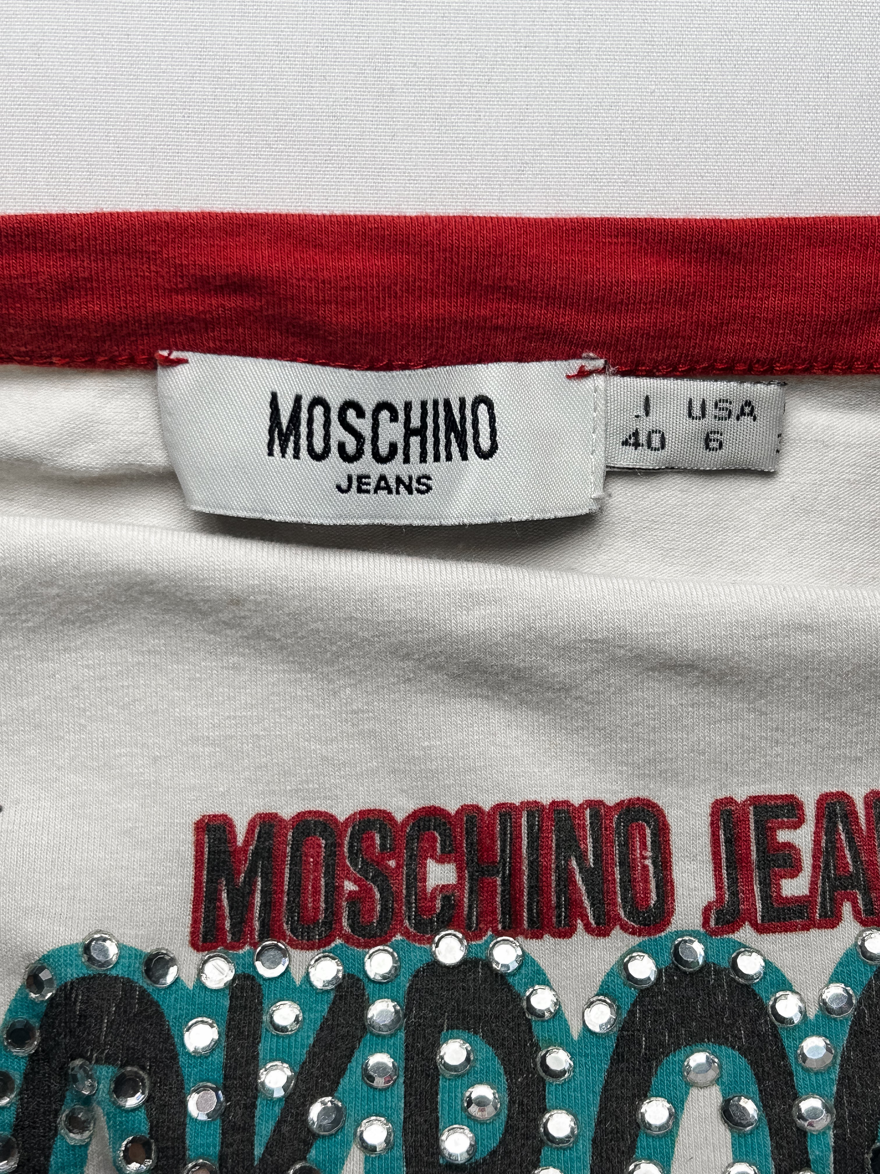 Moschino Jeans 2000s Cookbook Graphic Halter Top - XS/S