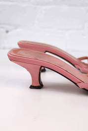 Fendi Pink Mother of Pearl Sandals