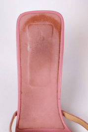 Fendi Pink Mother of Pearl Sandals
