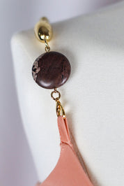 Daniele Alessandrini Blush Pink Draped Mini Dress