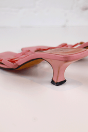 Fendi Pink Mother of Pearl Sandals