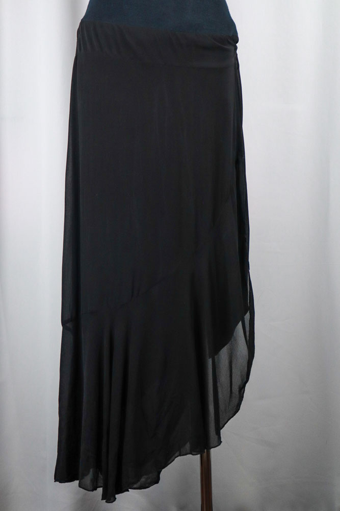 Miss Sixty 2000s Black Bias-Cut Maxi Dress