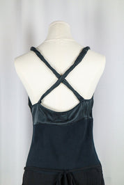 Miss Sixty 2000s Black Bias-Cut Maxi Dress