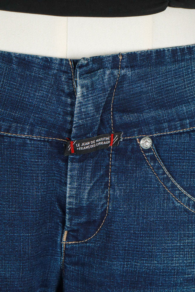 Marithé + François Girbaud Late 90s Cropped Moto Jeans