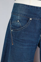 Marithé + François Girbaud Late 90s Cropped Moto Jeans