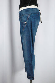 Marithé + François Girbaud Late 90s Cropped Moto Jeans