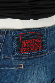 Marithé + François Girbaud Late 90s Cropped Moto Jeans