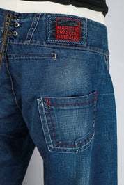 Marithé + François Girbaud Late 90s Cropped Moto Jeans