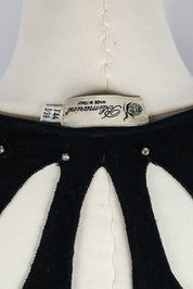 Blumarine 2000s Black Cutout Knit Top