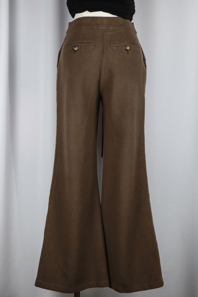 Class Roberto Cavalli 2000s Wool & Cashmere Flared Trousers