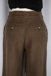 Class Roberto Cavalli 2000s Wool & Cashmere Flared Trousers