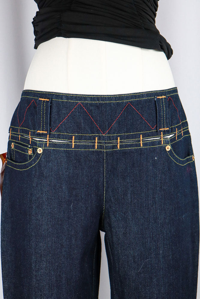 Gianfranco Ferré 2000s Embroidered Jeans (Iris Apfel Estate)