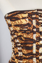 D&G 2004 Tiger Print Corset Top